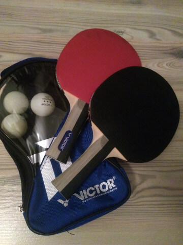 Vorschaubild Tischtennis Schläger Tisch-Tennis-Set 2 Kellen mit Bällen